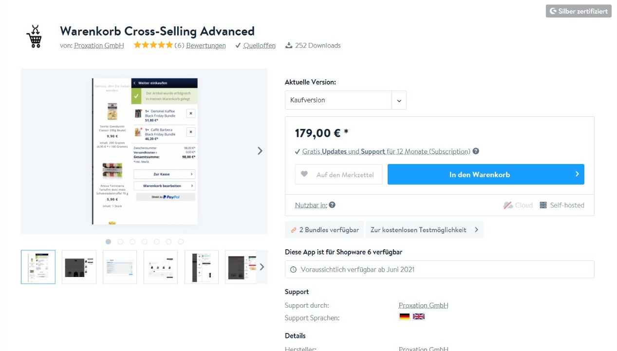 Warenkorb-Cross-Selling-Advanced-proxation-shopware-agentur